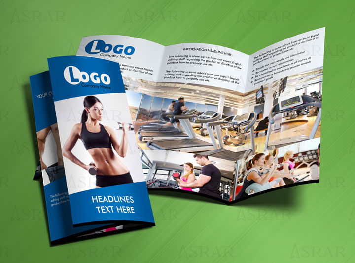 Gym and Fitness Center Brochure Template