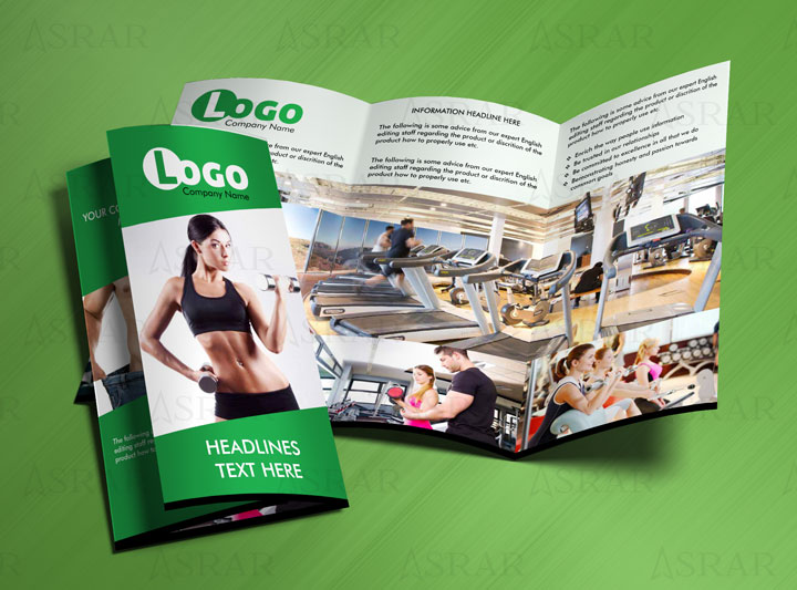 Gym and Fitness Center Brochure Template