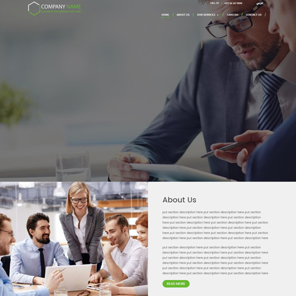 Business Services Company Website - Asrar IT