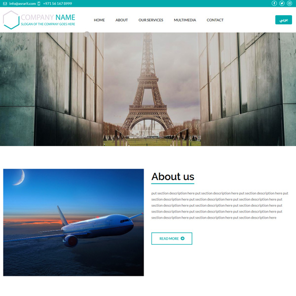 Travel Agency websites - Asrar IT